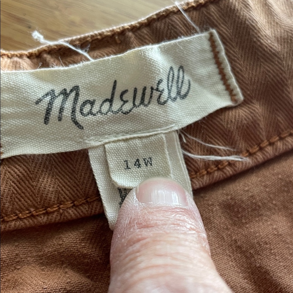 Madewell Tan Trousers